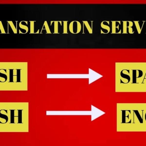 Translation Services (Spanish - English)